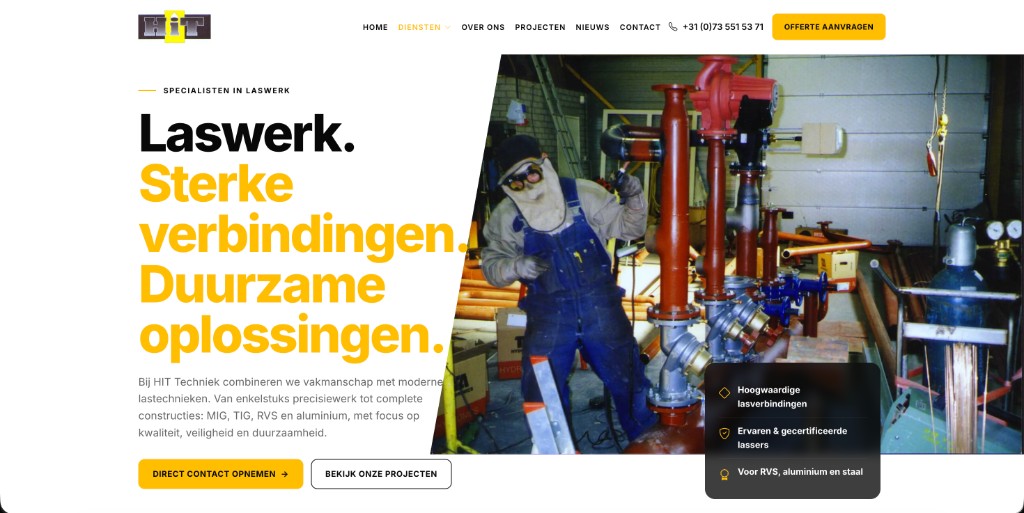 Laswerk pagina